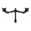 Soporte para monitor ENDORFY Atlas Double para 2 pantallas 68,6 cm (27 inch), pinza, VESA 75x75–100x100, máx. 8 kg por pantalla, negro