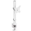 Soporte para monitor ENDORFY Atlas para pantallas de 27 inch (68,6 cm), soporte de mesa con pinza, VESA 75x75–100x100, carga máx. 8 kg, blanco