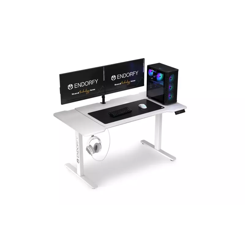 Escritorio recto ENDORFY Atlas L Electric Blanco 1500x780x720 mm
