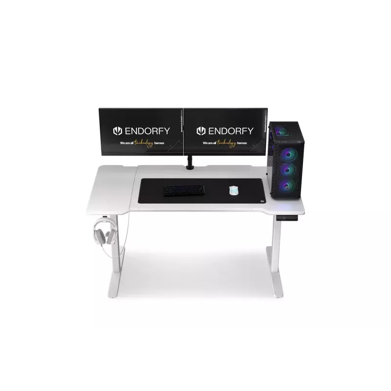 Escritorio recto ENDORFY Atlas L Electric Blanco 1500x780x720 mm