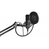 Micrófono para PC ENDORFY Solum — micrófono USB-C con cable, cardioide, 16 bits/48 kHz, 18–21000 Hz, soporte de mesa, cable de 2,9 m, salida para auriculares, filtro antipop