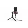 Micrófono para PC ENDORFY Solum Streaming T — cable USB, 24 bits/48 kHz, 18–21000 Hz, soporte de mesa, salida para auriculares, negro