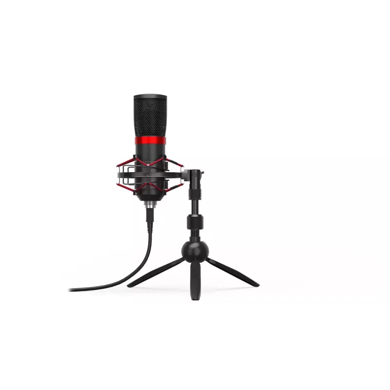 Micrófono para PC ENDORFY Solum Streaming T — cable USB, 24 bits/48 kHz, 18–21000 Hz, soporte de mesa, salida para auriculares, negro