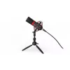 Micrófono para PC ENDORFY Solum Streaming T — cable USB, 24 bits/48 kHz, 18–21000 Hz, soporte de mesa, salida para auriculares, negro