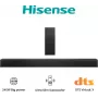 Barra de sonido Hisense HS2100, 2.1 canales, 240 W, DTS Virtual:X, Dolby Digital Plus
