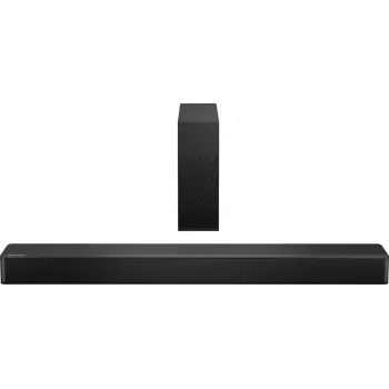 Barra de sonido Hisense HS2100, 2.1 canales, 240 W, DTS Virtual:X, Dolby Digital Plus