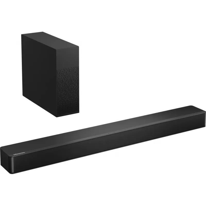 Barra de sonido Hisense HS2100, 2.1 canales, 240 W, DTS Virtual:X, Dolby Digital Plus
