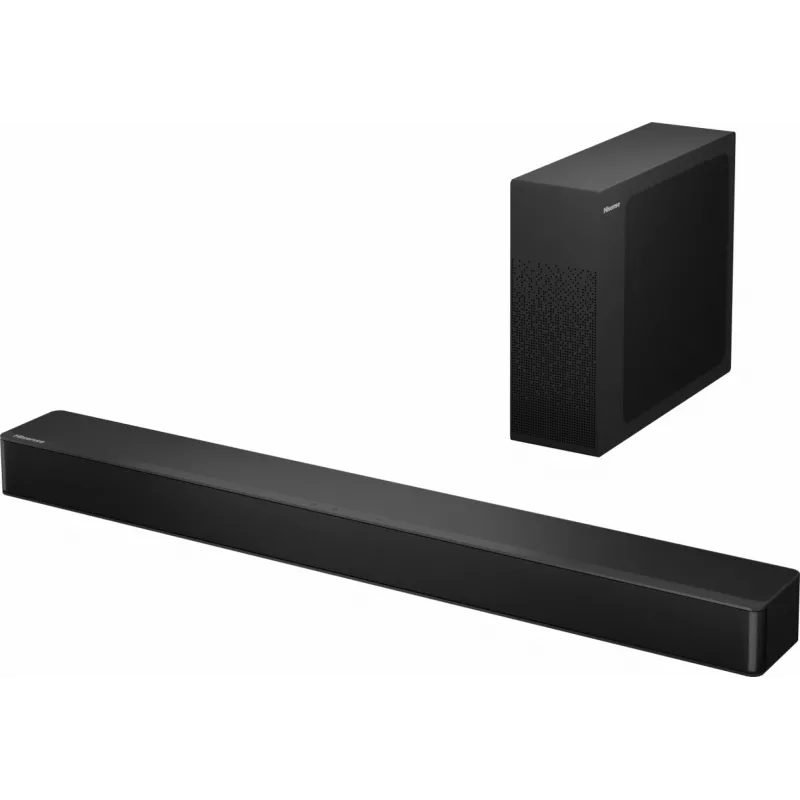Barra de sonido Hisense HS2100, 2.1 canales, 240 W, DTS Virtual:X, Dolby Digital Plus