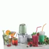 Ariete 438, picadora vintage, picadora y trituradora de hielo, 2 velocidades, 4 cuchillas de acero inoxidable, vaso medidor de 600 ml, 400 W, verde