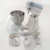 Ariete 1588 Vintage batidora amasadora, batidora planetaria para pan, pizza, tartas y bollería, capacidad 5,5 l, 7 velocidades, 2400 vatios, azul pastel
