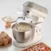 Ariete 1588 Vintage batidora amasadora, batidora planetaria para pan, pizza, tartas y bollería, capacidad 5,5 l, 7 velocidades, 2400 vatios, beige pastel