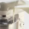 Ariete 1588 Vintage batidora amasadora, batidora planetaria para pan, pizza, tartas y bollería, capacidad 5,5 l, 7 velocidades, 2400 vatios, beige pastel