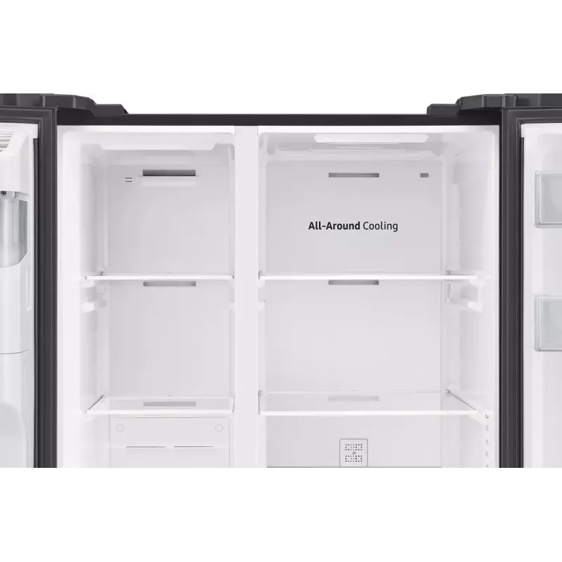 Frigorífico side-by-side Samsung RS64DG5303B1 de libre instalación 628 L negro, acero inoxidable