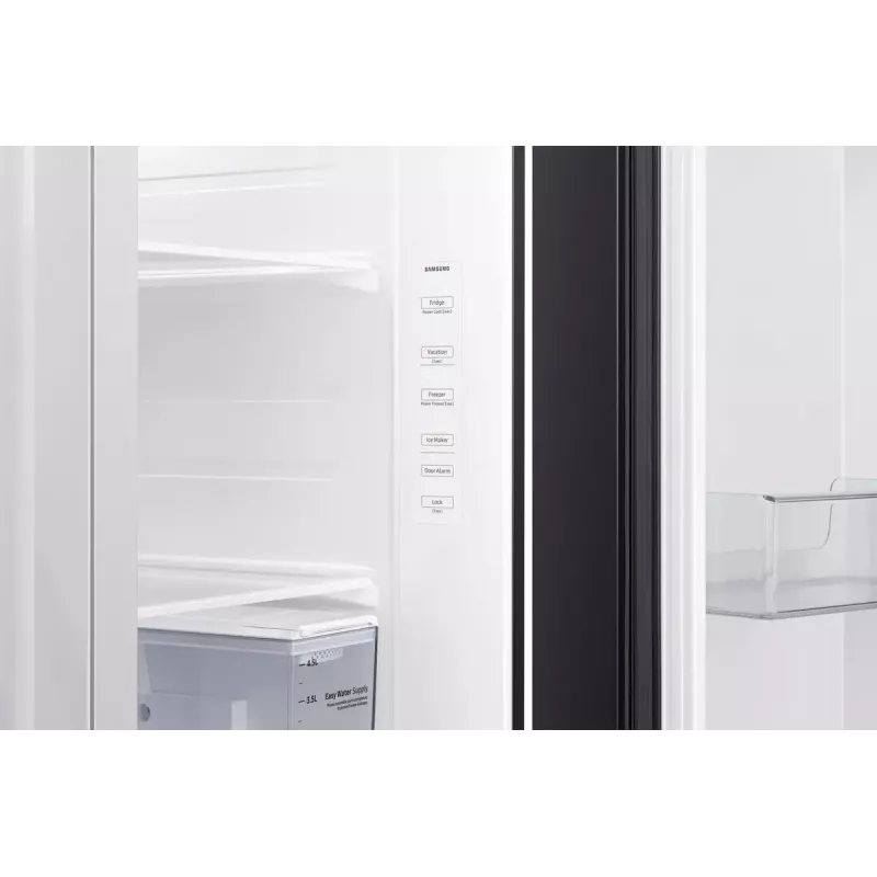 Frigorífico side-by-side Samsung RS64DG5303B1 de libre instalación 628 L negro, acero inoxidable
