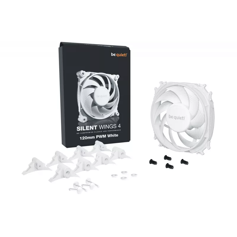 Ventilador para carcasa de PC be quiet SILENT WINGS 4 | 120mm PWM White 12 cm 1 ud.