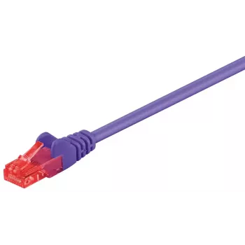 Cable de red Goobay 95263 violeta 1 m Cat6 U/UTP