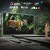 Hisense 85UXNQ televisor QLED 4K Ultra HD de 215 cm (85 pulgadas), 120 Hz, AMD FreeSync, triple sintonizador, negro