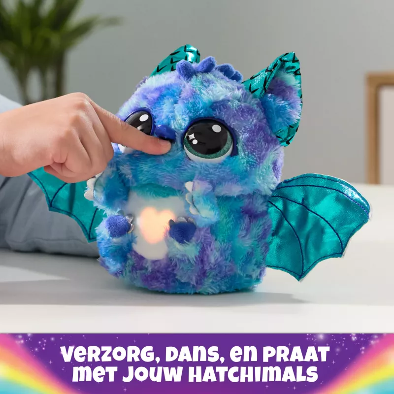 Hatchimals Alive Mystery Hatch Draggle Spinmaster rosa blanco AA