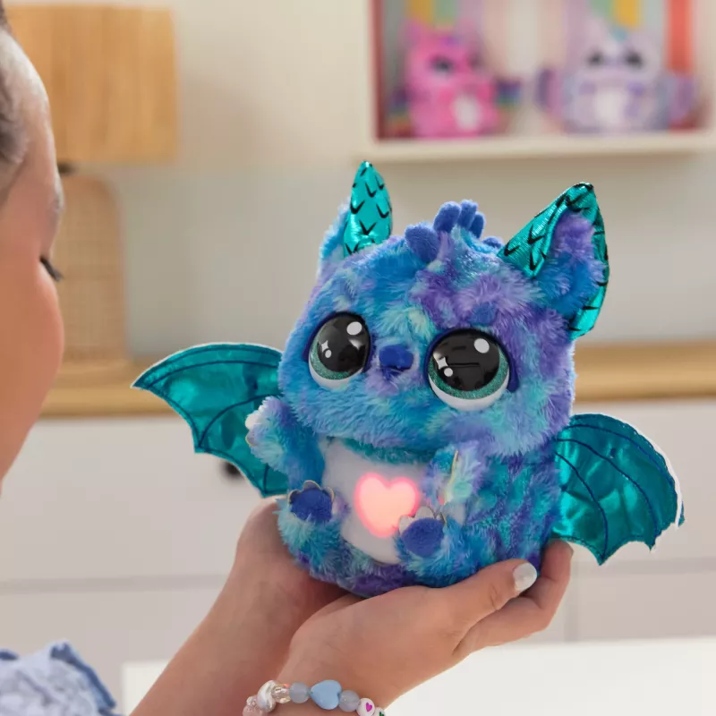 Hatchimals Alive Mystery Hatch Draggle Spinmaster rosa blanco AA