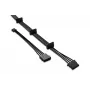 Cable SATA a Molex be quiet! CM-30750 0,7 m