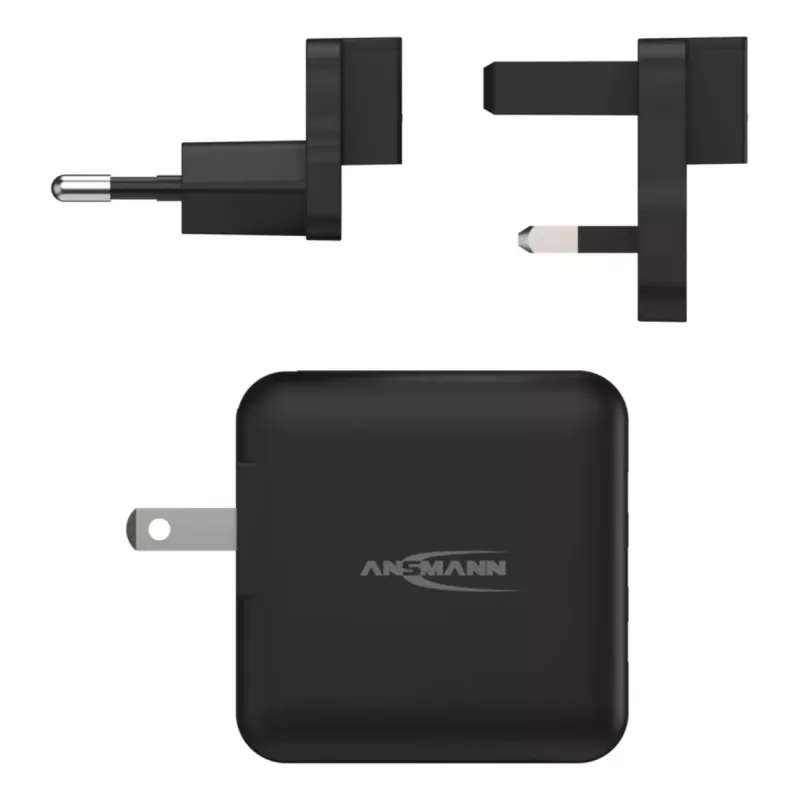 Cargador Ansmann TC315 universal negro CA interior 110-240V 5V 3A