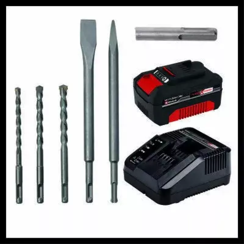 Martillo perforador Einhell HEROCCO Kit +5 SDS Plus