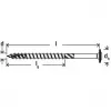 Tornillo para madera FISCHER PowerFast II 10,0x100 mm Cabeza plana TX galvanizado