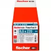Tornillo para madera FISCHER PowerFast II 8,0 x 220 mm Cabeza avellanada TX galvanizado
