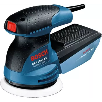 Bosch GEX 125-1 AE Professional Lijadora orbital excéntrica 12000 rpm 24000 OPM Negro, azul, rojo