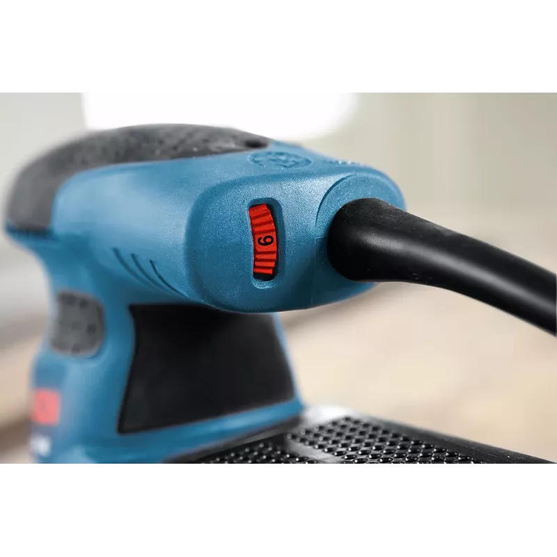 Bosch GEX 125-1 AE Professional lijadora excéntrica, 250 W, 125 mm, 12000 rpm, órbita de 2,5 mm, con maletín, azul/negro
