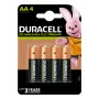 Duracell 4 LR06 1300mAh Batería recargable de níquel-metal hidruro (NiMH)