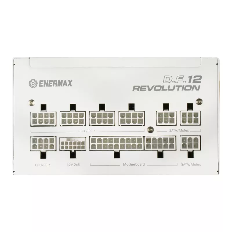 ENERMAX fuente de alimentación Revolution D.f.12 850W 20+4 Pin ATX blanco
