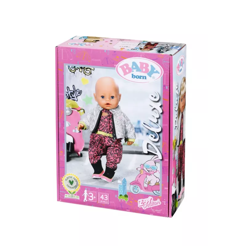 BABY born City Deluxe Scooter Combo patinete para muñecos