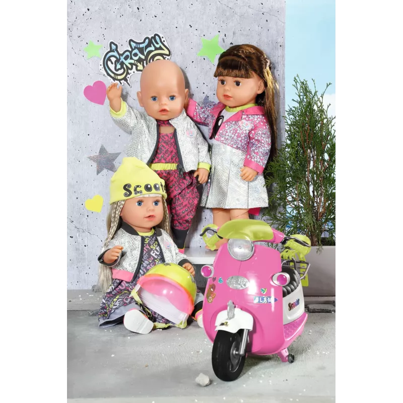 BABY born City Deluxe Scooter Combo patinete para muñecos
