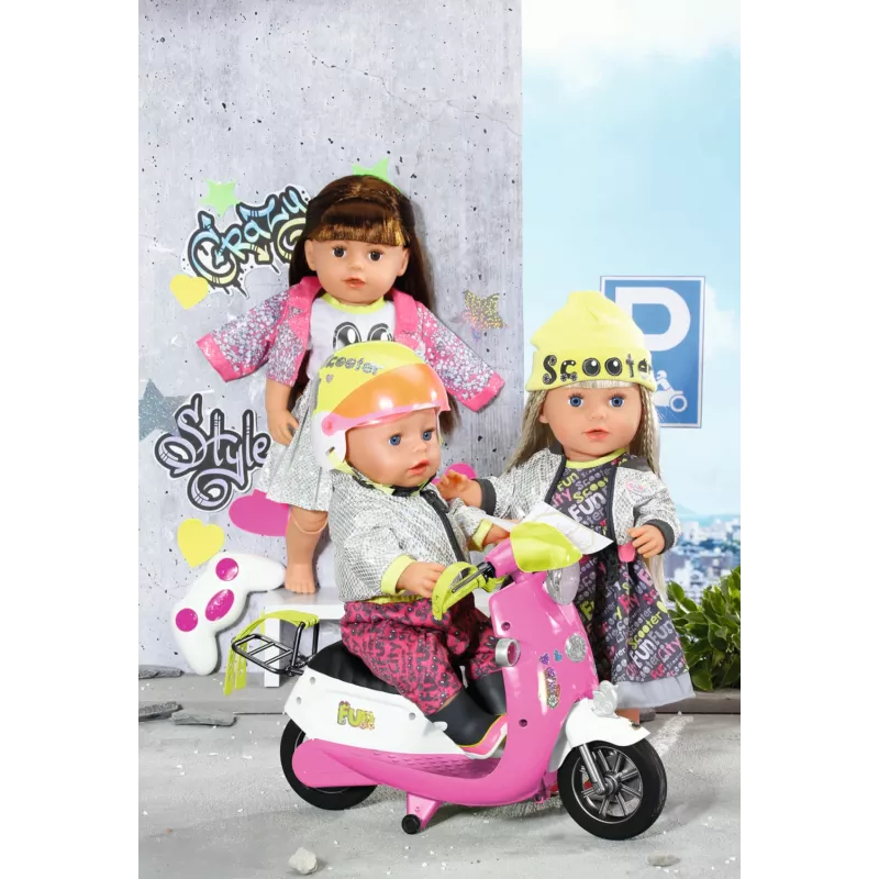 BABY born City Deluxe Scooter Combo patinete para muñecos