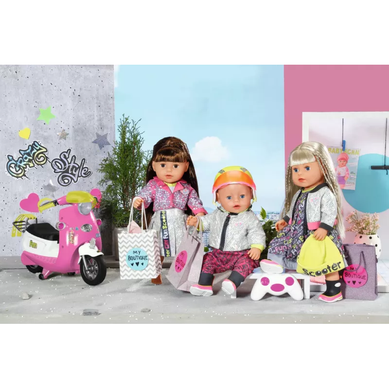 BABY born City Deluxe Scooter Combo patinete para muñecos