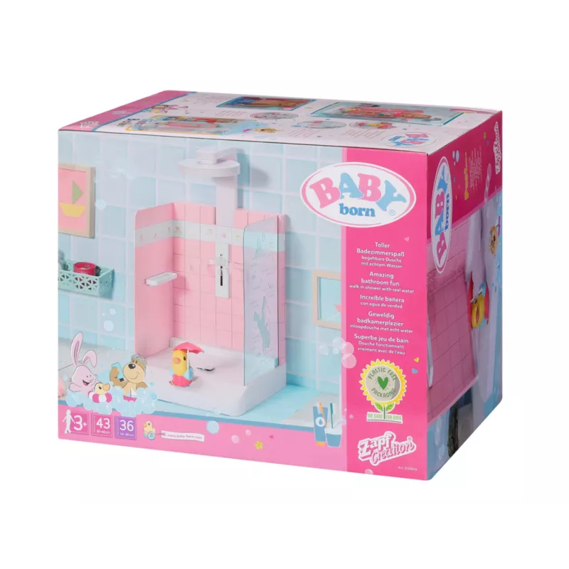 Bañera para muñecos BABY born Bath Walk in Shower edad recomendada 3 años