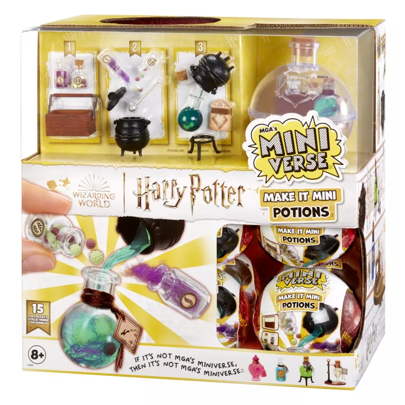 Miniverse - Harry Potter Make It Mini Potions, 8 años, multicolor, plástico, resina