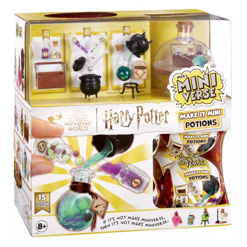 Miniverse - Harry Potter Make It Mini Potions, 8 años, multicolor, plástico, resina