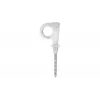 Set de ganchos roscados y tacos Fischer 564173 25 unidades plástico 8 mm