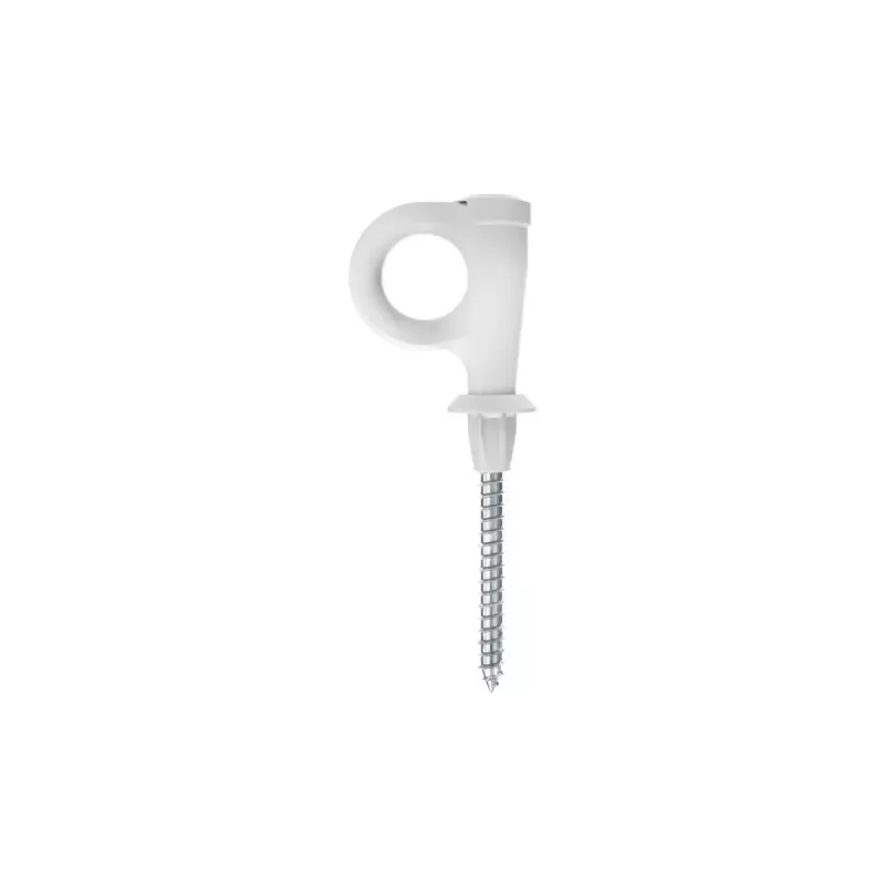 Set de ganchos roscados y tacos Fischer 564173 25 unidades plástico 8 mm