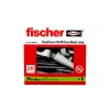 Set de ganchos roscados y tacos Fischer 564173 25 unidades plástico 8 mm