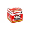 Set de ganchos roscados y tacos Fischer 564173 25 unidades plástico 8 mm