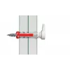 Set de ganchos roscados y tacos Fischer 564169 25 unidades plástico 8 mm