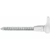 Set de ganchos roscados y tacos Fischer 564169 25 unidades plástico 8 mm