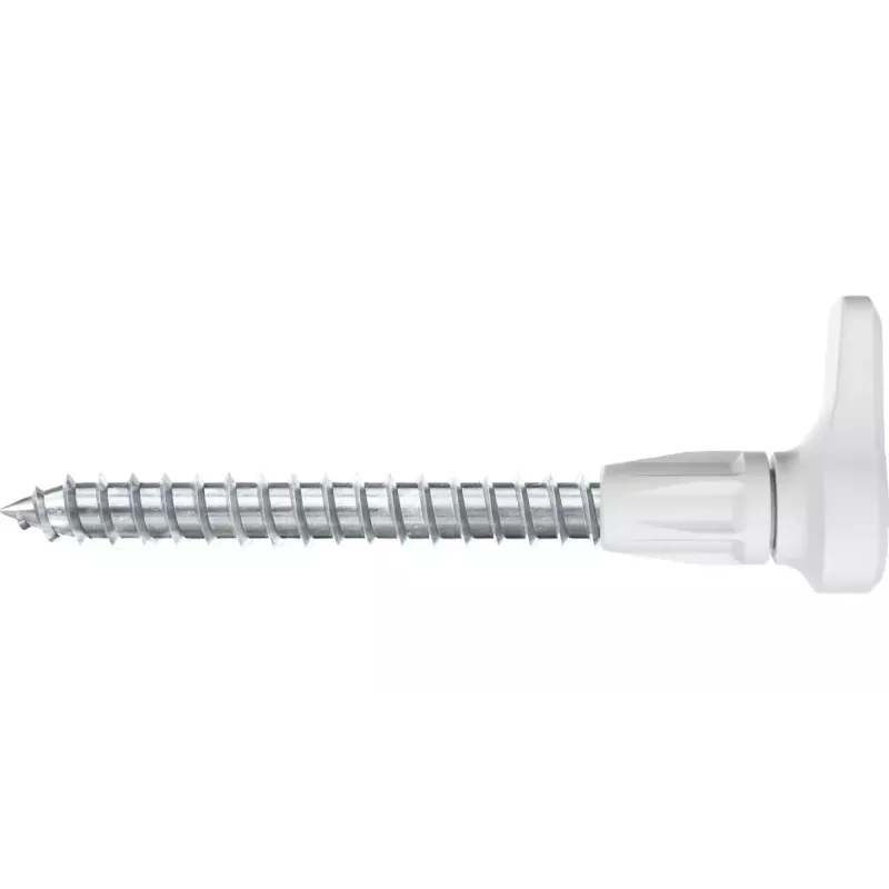 Set de ganchos roscados y tacos Fischer 564169 25 unidades plástico 8 mm