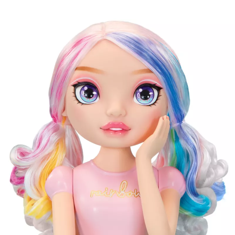 Rainbow High Set de juego cabeza de estilismo, cabeza de muñeca de maquillaje/peinado, femenino, 4 año(s), niño/niña, multicolor