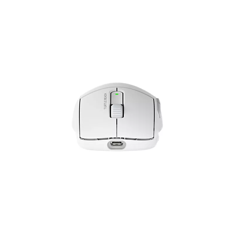 Turtle Beach Burst II Air White – ratón gaming inalámbrico 2.4GHz: 47g ultraligero, switches ópticos, sensor óptico 26K DPI, Bluetooth, batería 120h