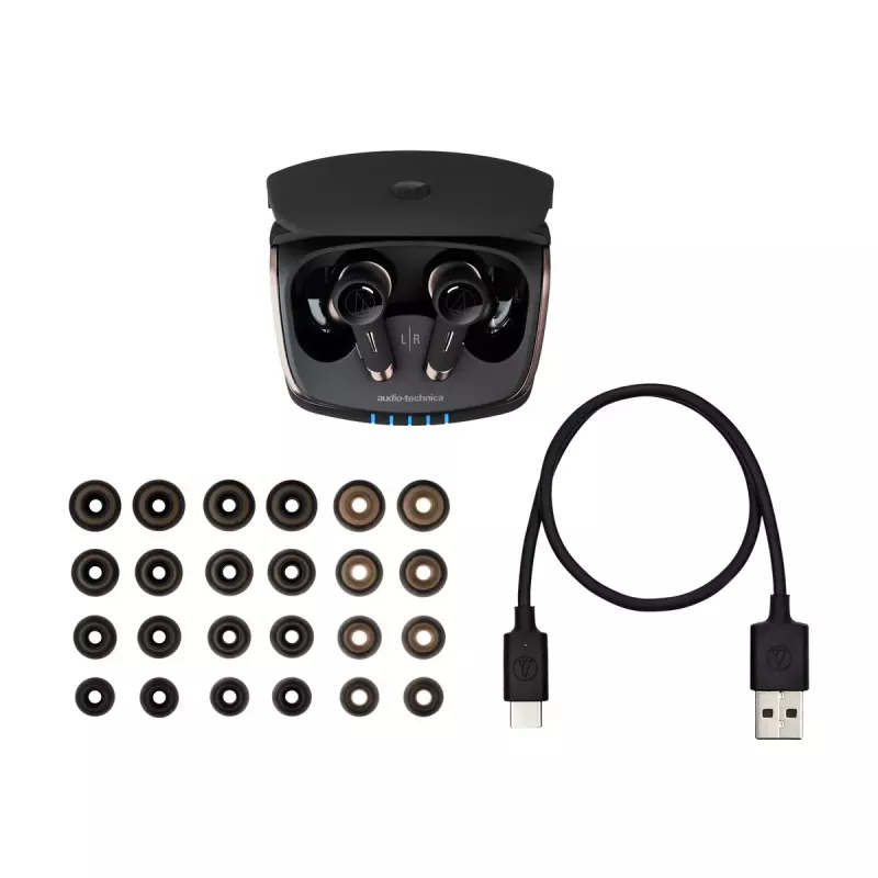 Audio-Technica ATH-TWX9 Auriculares — True Wireless In-ear TWS, 10–40000 Hz, Bluetooth, marrón