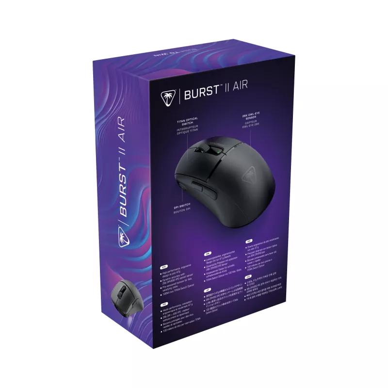 Ratón Turtle Beach Burst II Air RF Wireless + Bluetooth